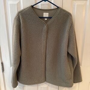 Joie Jacket Sage Green Sz M/M